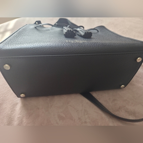 Kate S pade new york Hayes Street Isobel Small Leather Satchel Black 420053 - Picture 3 of 6